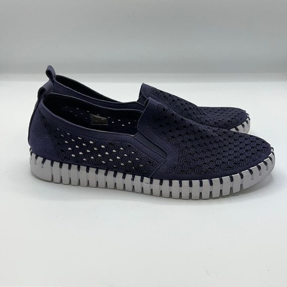 Ilse Jacobsen navy Slip-On Sneakers - Picture 2 of 9